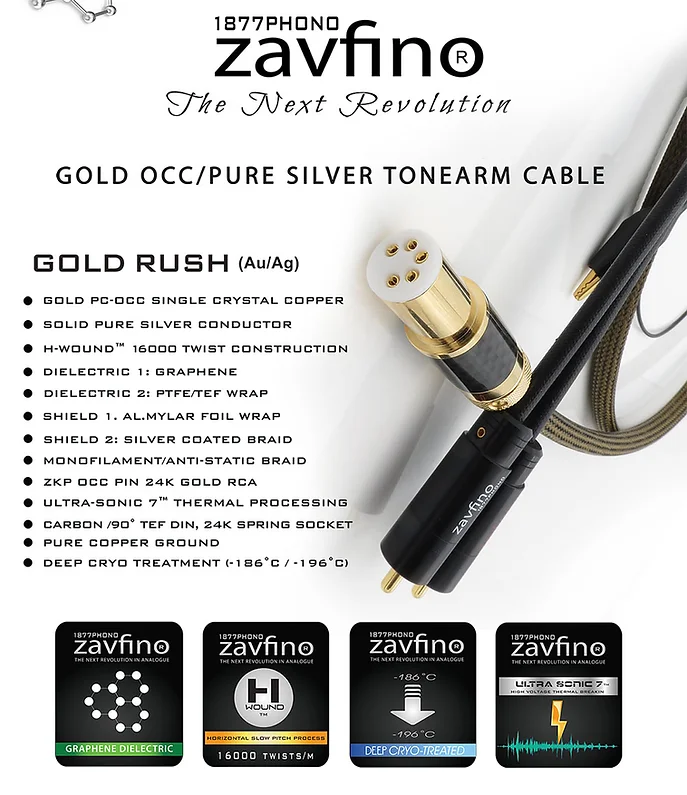 Zavfino GOLDRUSH - RCA 1,5m