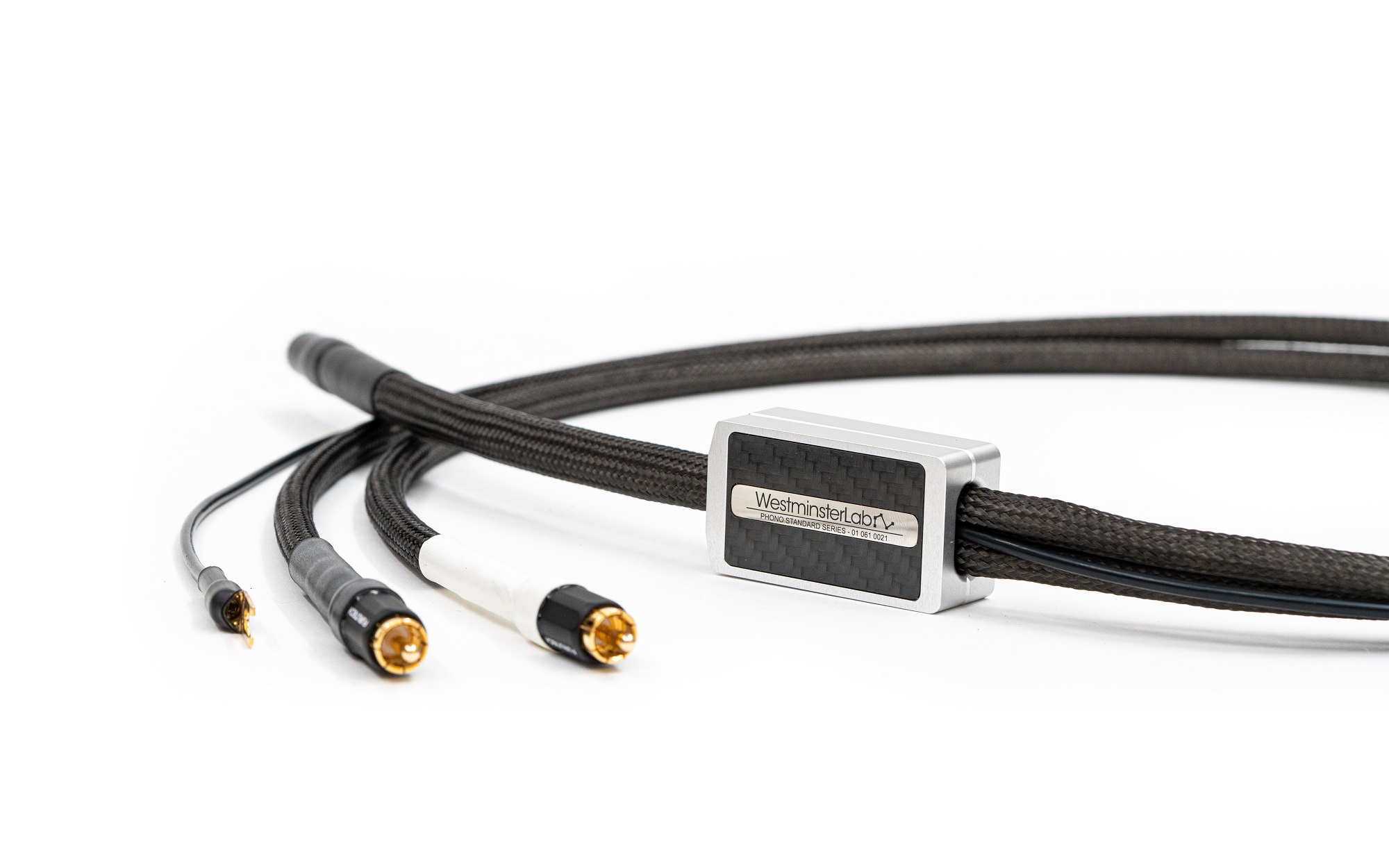 WestminsterLab Phono Cable Standard 1.2M Carbon DIN-RCA