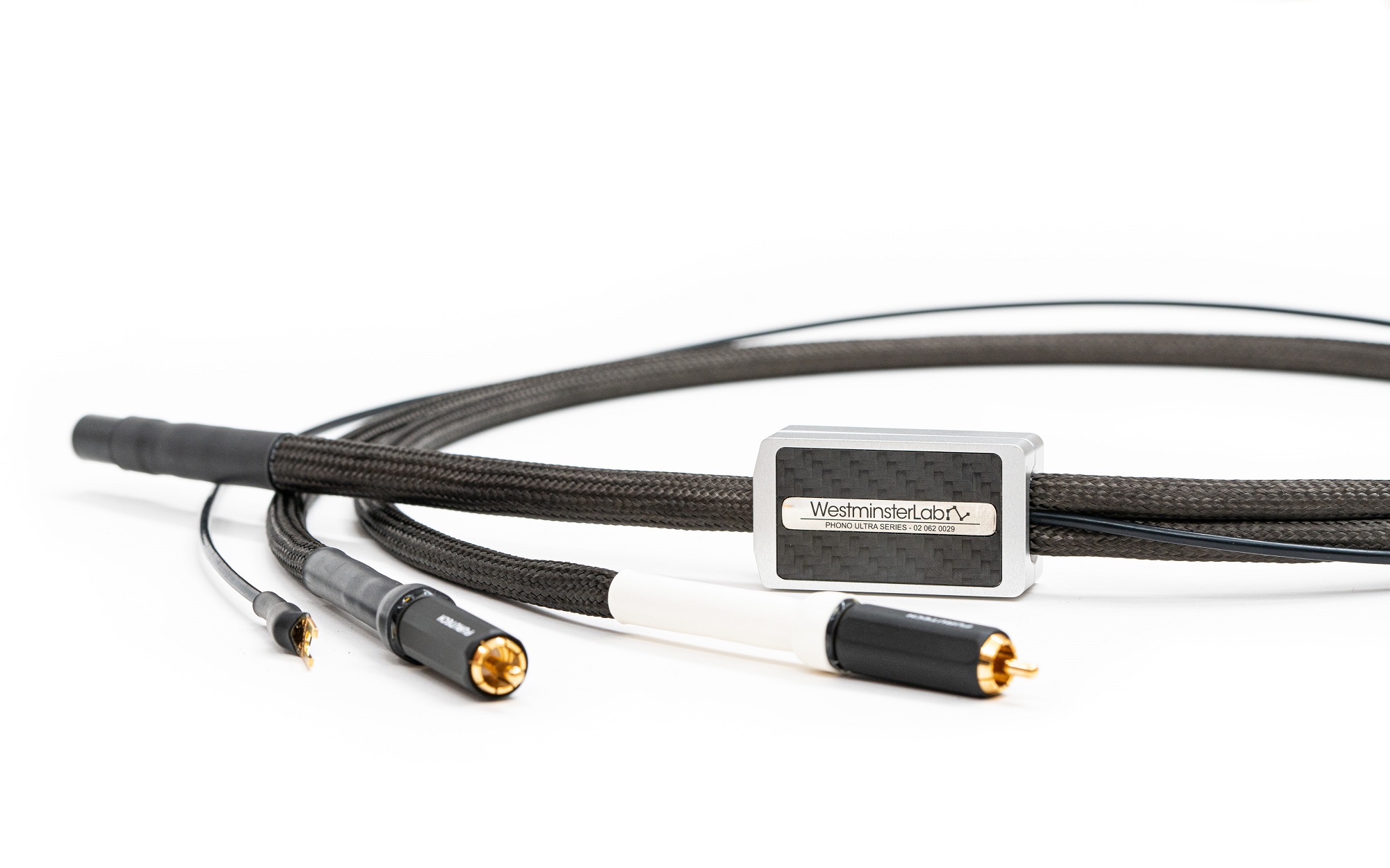 WestminsterLab Phono Cable Ultra 0.8M Carbon DIN-RCA