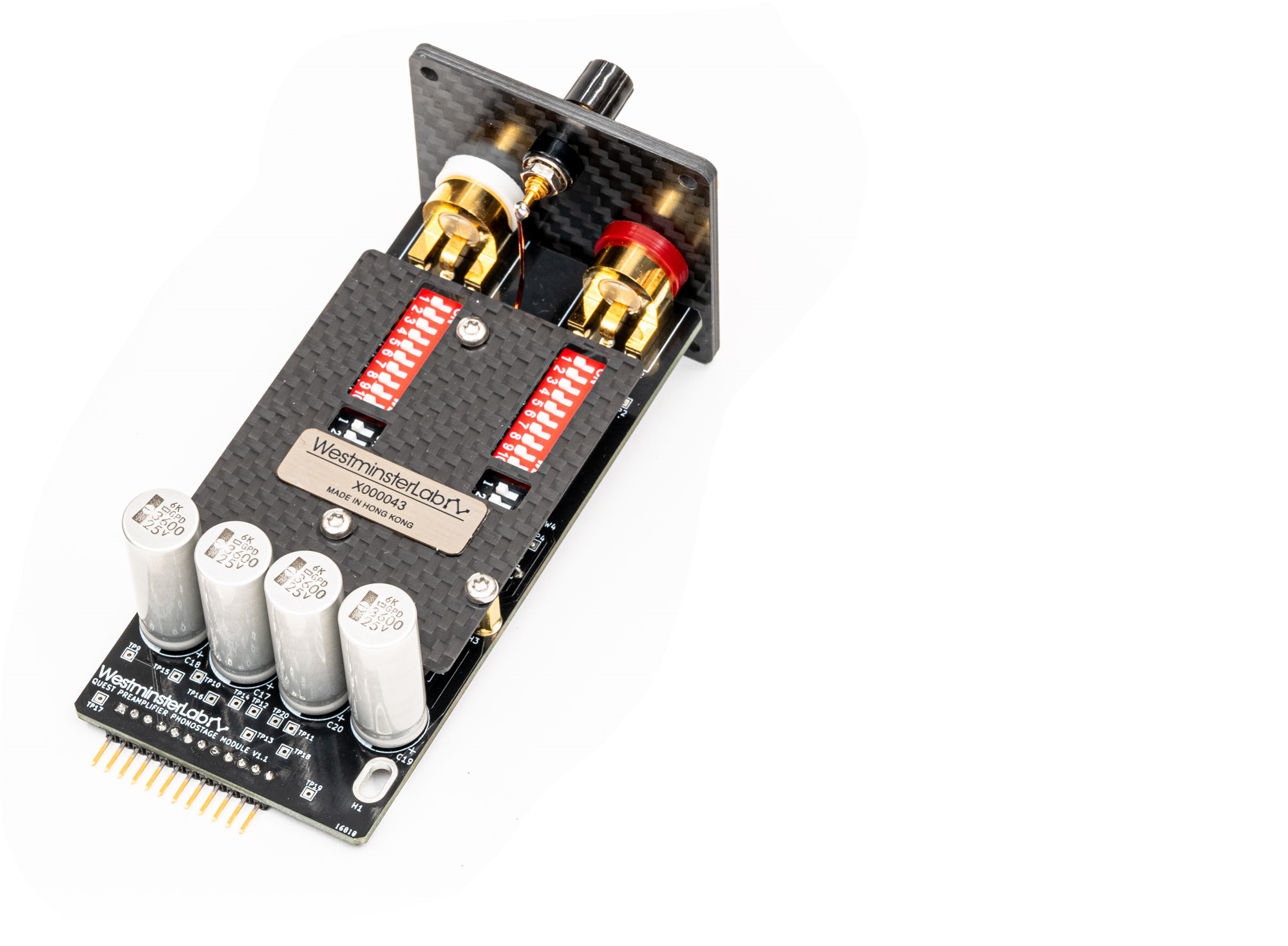 WestminsterLab QUEST Expansion Card - Phono Input RCA